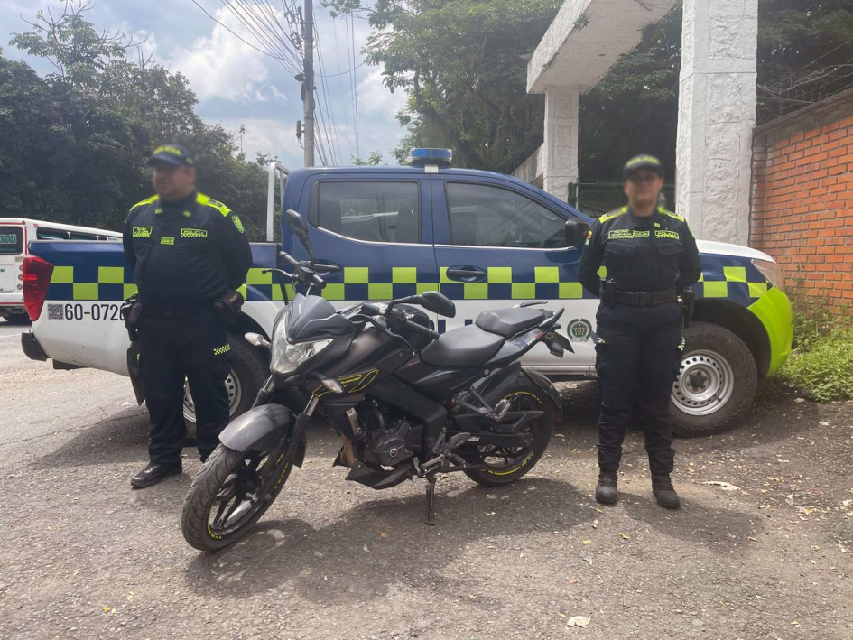 La moto recuperada. La moto recuperada.