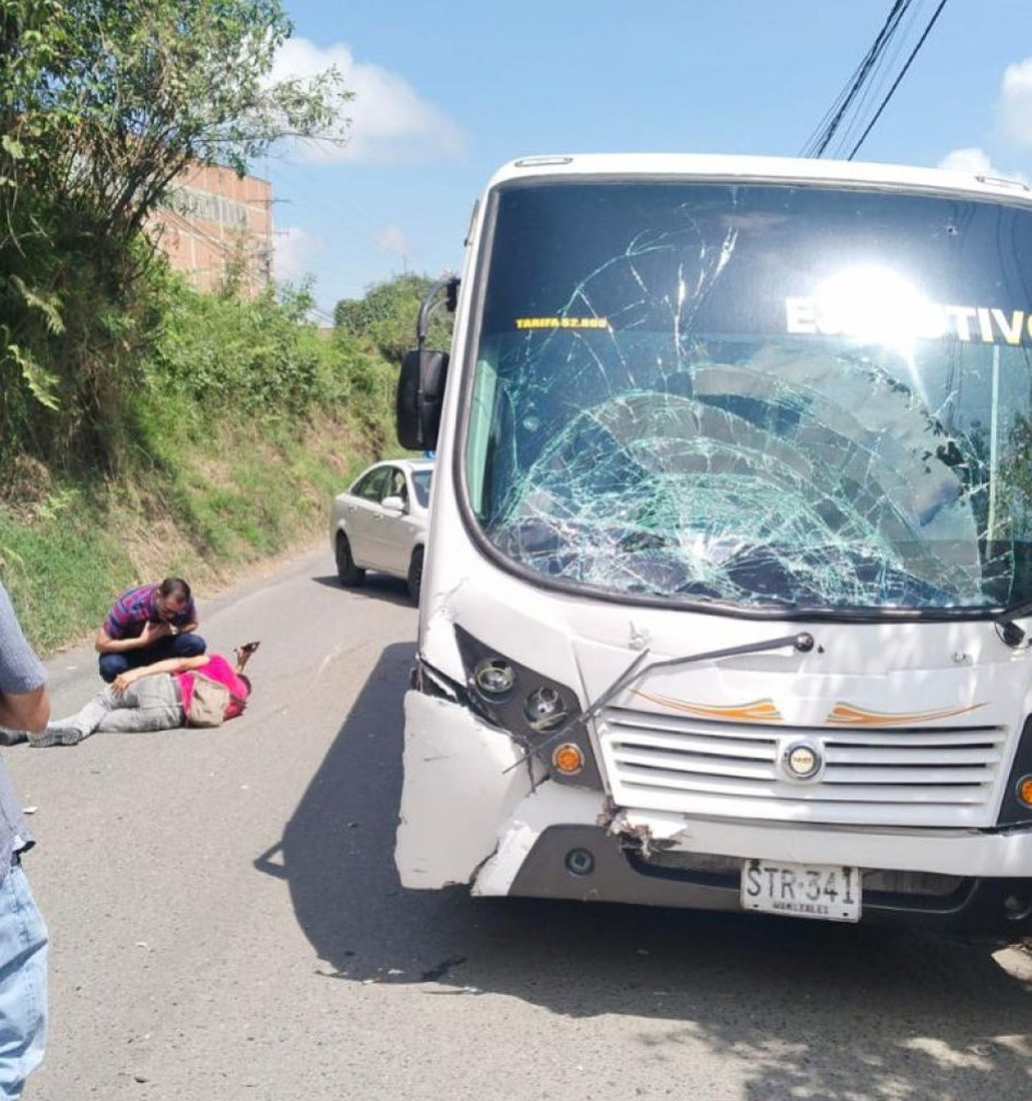 En Villamaría (Caldas) colisionaron un caballo y un colectivo En Villamaría (Caldas) colisionaron un caballo y un colectivo