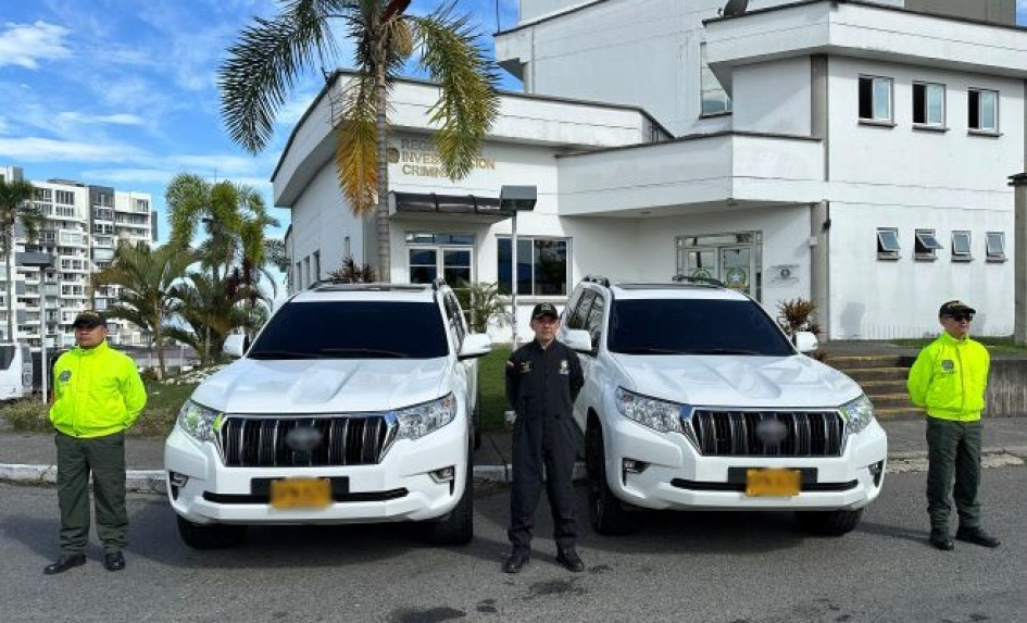 Las camionetas recuperadas en Pereira están avaluadas en $700 millones. Las camionetas recuperadas en Pereira están avaluadas en $700 millones.