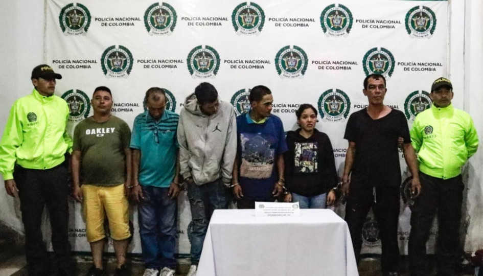 Captura de seis integrantes de la organización ‘Veneración’ Santa Rosa de Cabal. Captura de seis integrantes de la organización ‘Veneración’ en Santa Rosa de Cabal.