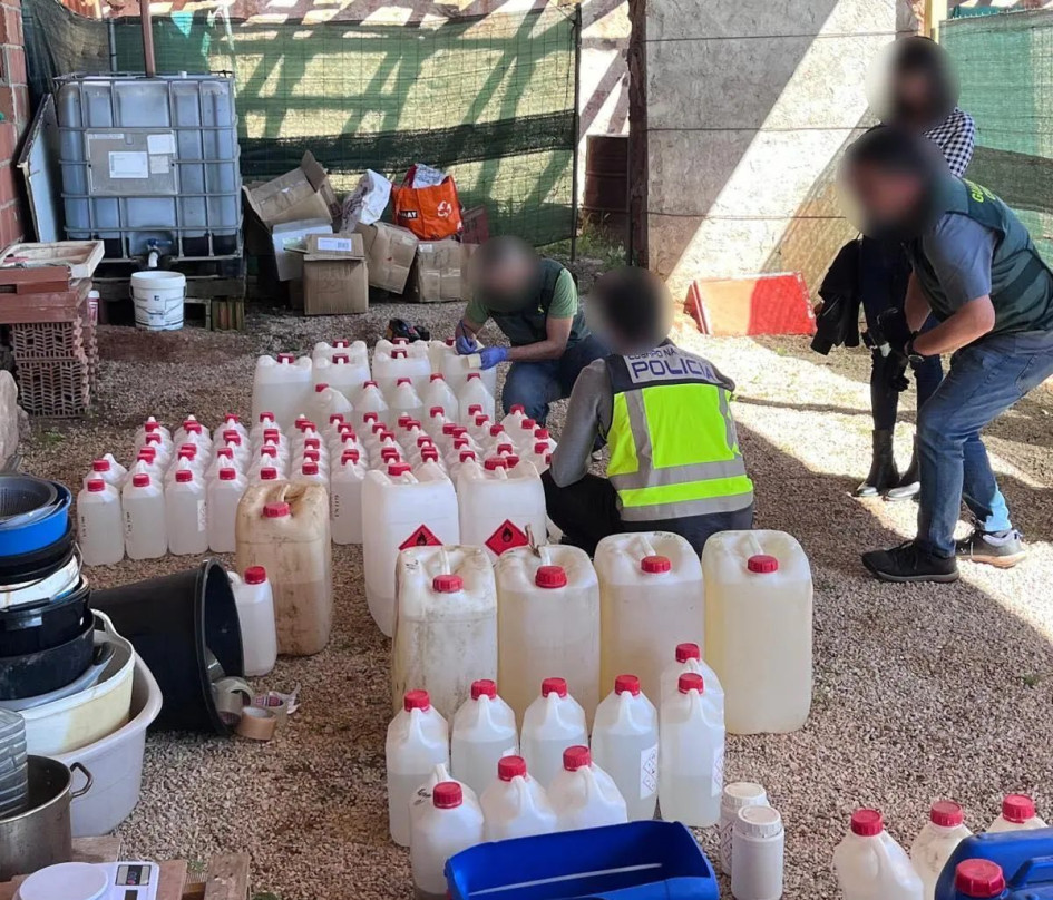 Hallazgos en la incautación en España. Hallazgos en la incautación en España.