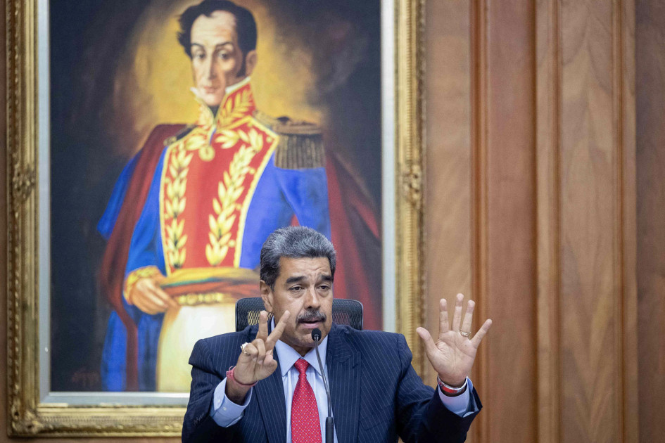 El presidente de Venezuela, Nicolás Maduro, habla durante una rueda de prensa este miércoles, en el Palacio de Miraflores en Caracas. El presidente de Venezuela, Nicolás Maduro, habla durante una rueda de prensa este miércoles, en el Palacio de Miraflores en Caracas.
