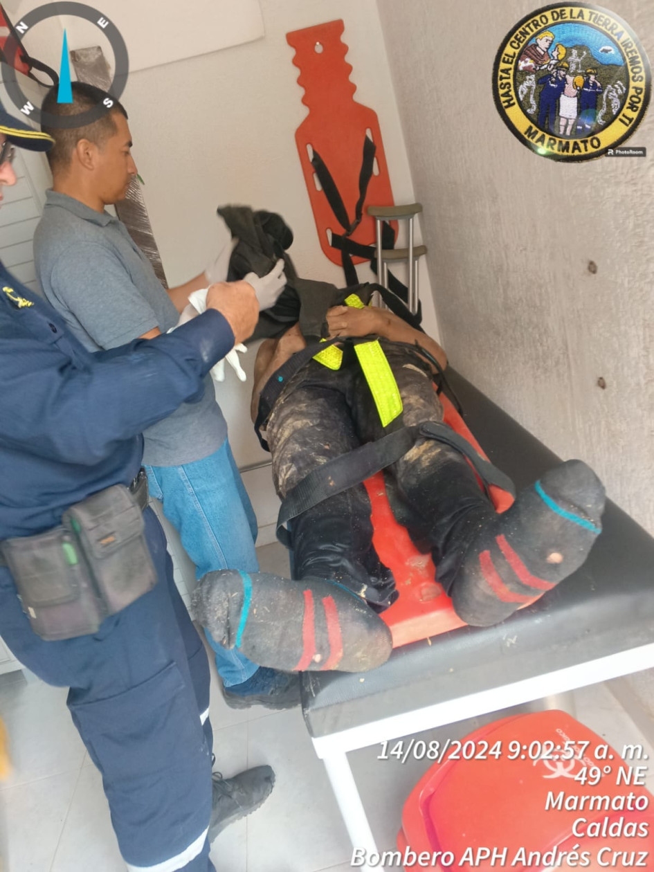 El trabajador afectado. El trabajador afectado.