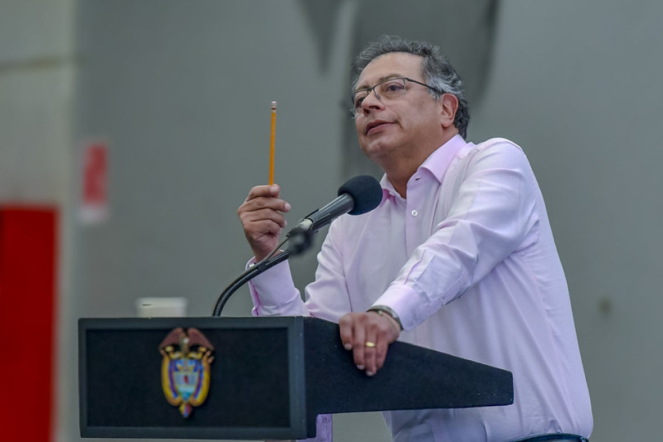 El presidente, Gustavo Petro. El presidente, Gustavo Petro.