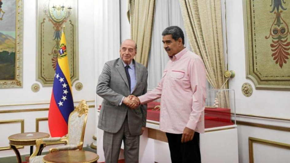 Las imágenes que confirman la visita del excanciller Álvaro Leyva fueron publicadas por Nicolás Maduro. Las imágenes que confirman la visita del excanciller Álvaro Leyva fueron publicadas por Nicolás Maduro.