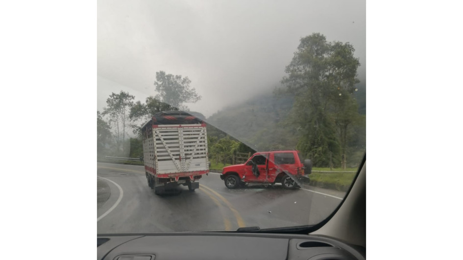 El accidente ocurrió en el sector de Sabinas. El accidente ocurrió en el sector de Sabinas.