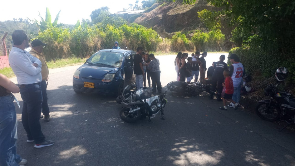 El accidente en la vía Neira - Aranzazu. El accidente en la vía Neira - Aranzazu.