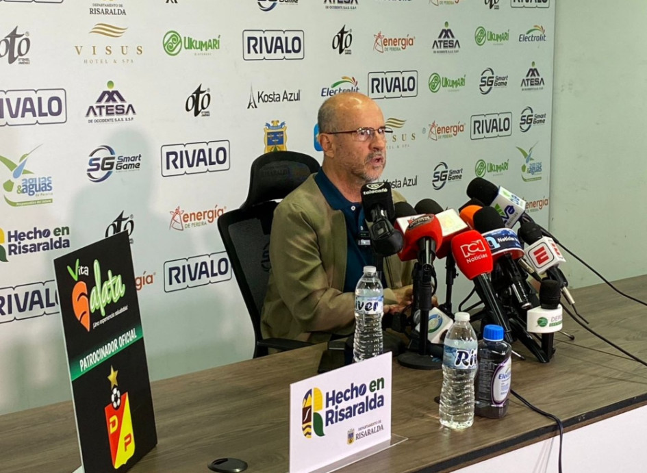 Álvaro López, presidente del Deportivo Pereira. Álvaro López, presidente del Deportivo Pereira.