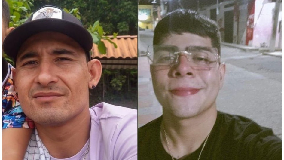 Hárold Antonio García Rivillas (izq.) y Luis Alejandro Rendón, las recientes víctimas en Arauca y La Dorada. Hárold Antonio García Rivillas (izq.) y Luis Alejandro Rendón, las recientes víctimas en Arauca y La Dorada.