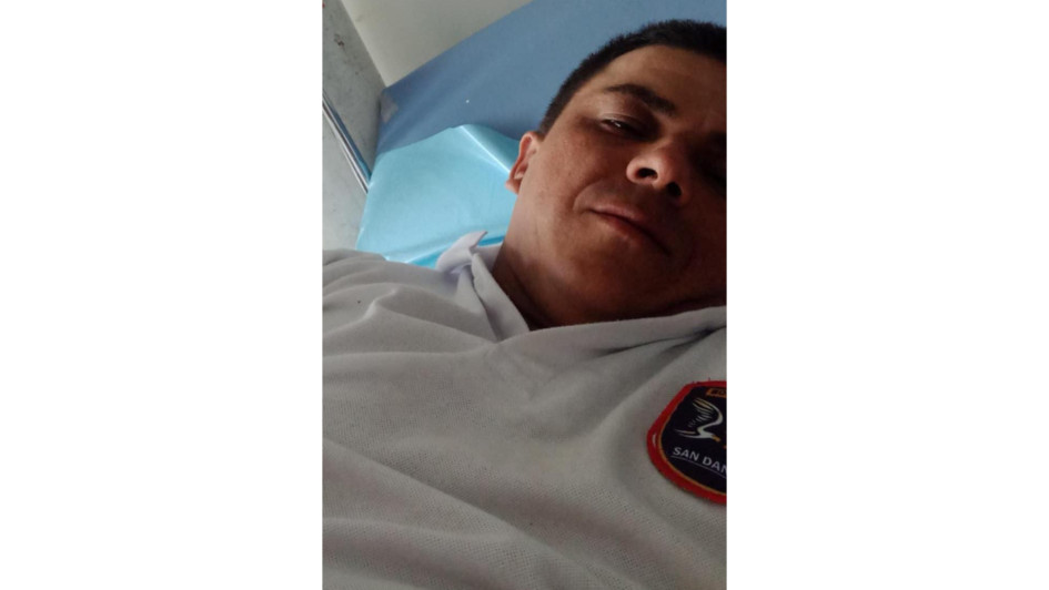 Camilo Ospina, voluntario del Cuerpo de Bomberos de San Daniel, hoy Brigadistas de Emergencia. Camilo Ospina, voluntario del Cuerpo de Bomberos de San Daniel, hoy Brigadistas de Emergencia.