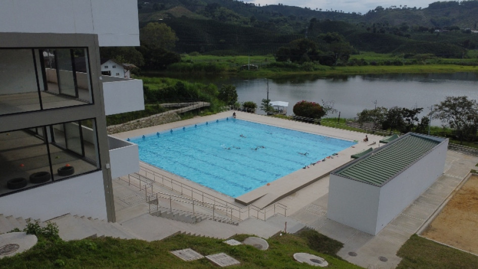 Panorámica que ofrece el Centro Internacional de Aguas Abiertas de Chinchiná, construido para los Juegos Nacionales. El escenario se presenta como la oportunidad para la región. Panorámica que ofrece el Centro Internacional de Aguas Abiertas de Chinchiná, construido para los Juegos Nacionales. El escenario se presenta como la oportunidad para la región.