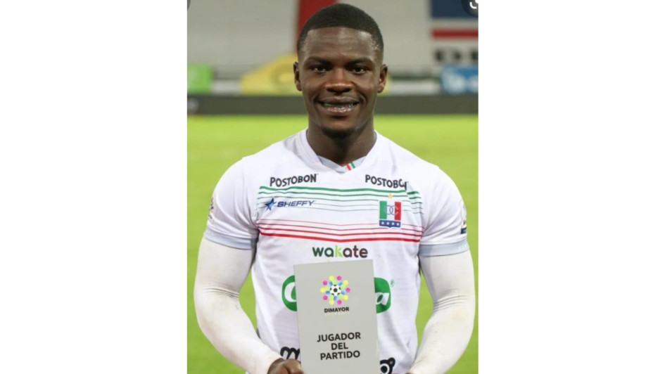 Dannovi Quiñones, volante, con contrato vigente en el Once Caldas, hoy sin equipo. Dannovi Quiñones, volante, con contrato vigente en el Once Caldas, hoy sin equipo.