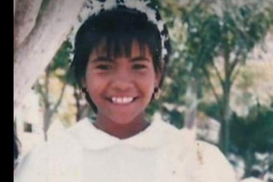 Ella es Luz Adriana, con 10 años. Ella es Luz Adriana, con 10 años.