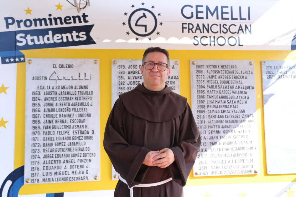 Fray Marco Alexánder Camero Buitrago asumió las riendas del colegio Agustín Gemelli, de Manizales. Fray Marco Alexánder Camero Buitrago asumió las riendas del colegio Agustín Gemelli, de Manizales.