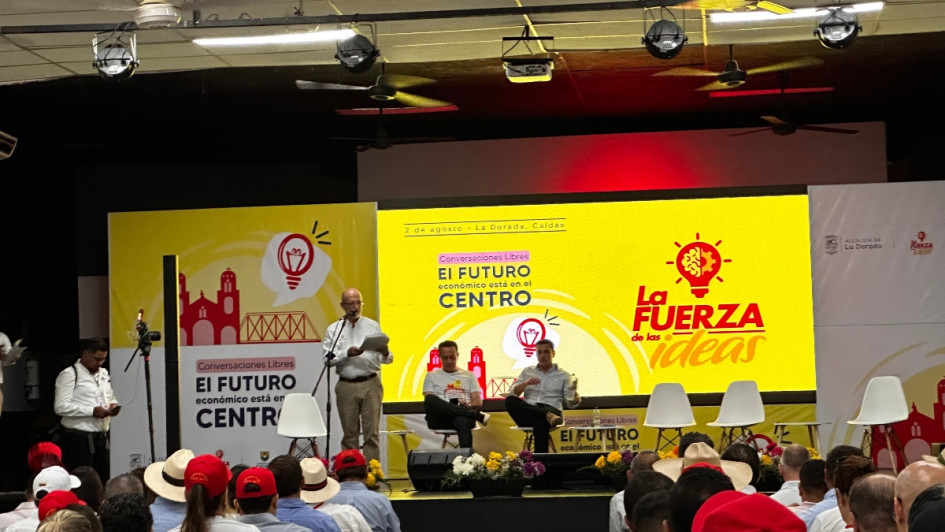 El Canal Uno desarrolló en La Dorada (Caldas) el foro Conversaciones Libres: El futuro está en el centro.