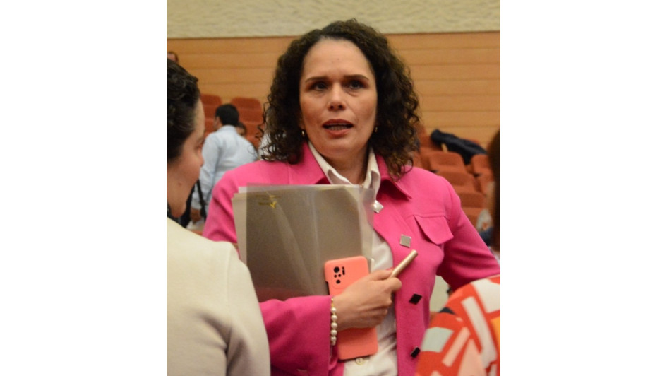 María Constanza García, ministra de Transporte, en Caldas. María Constanza García, ministra de Transporte, en Caldas.
