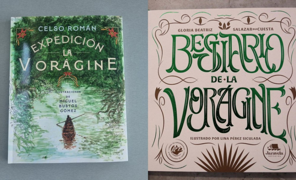 Portada de la Expedición de La Vorágine y Bestiario La Vorágine. Portada de la Expedición de La Vorágine y Bestiario La Vorágine.