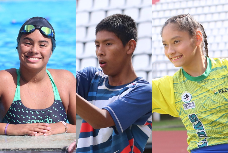 Nicoll Agudelo, de para natación, y Misael Paneso y Luz Angélica Cáceres, de para atletismo, se preparan para los Juegos Nacionales Juveniles. Nicoll Agudelo, de para natación, y Misael Paneso y Luz Angélica Cáceres, de para atletismo, se preparan para los Juegos Nacionales Juveniles.
