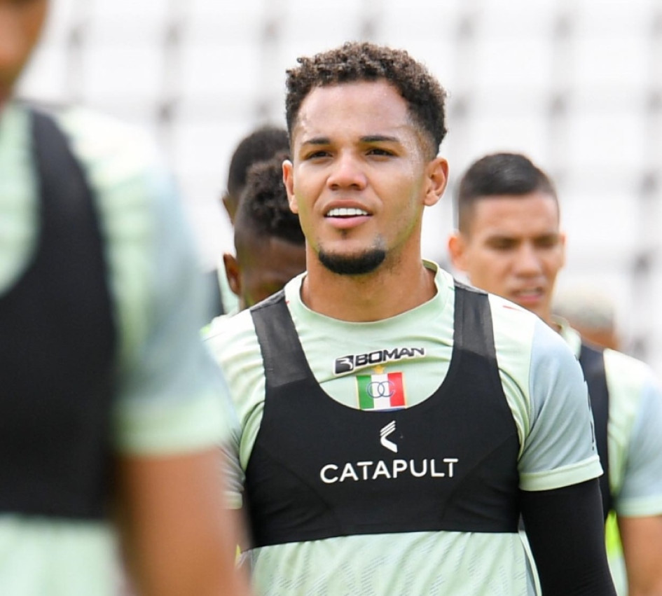 Robert Mejía, referente del Once Caldas para el clásico 220 con el Deportivo Pereira. Once Caldas