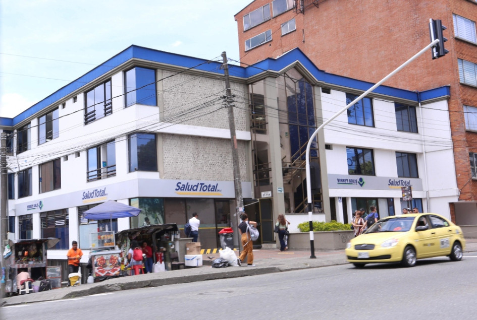 Salud Total, sede Las Palmas, en Manizales, en donde se denunció que una médica fue agredida por una paciente. Salud Total de Las Palmas