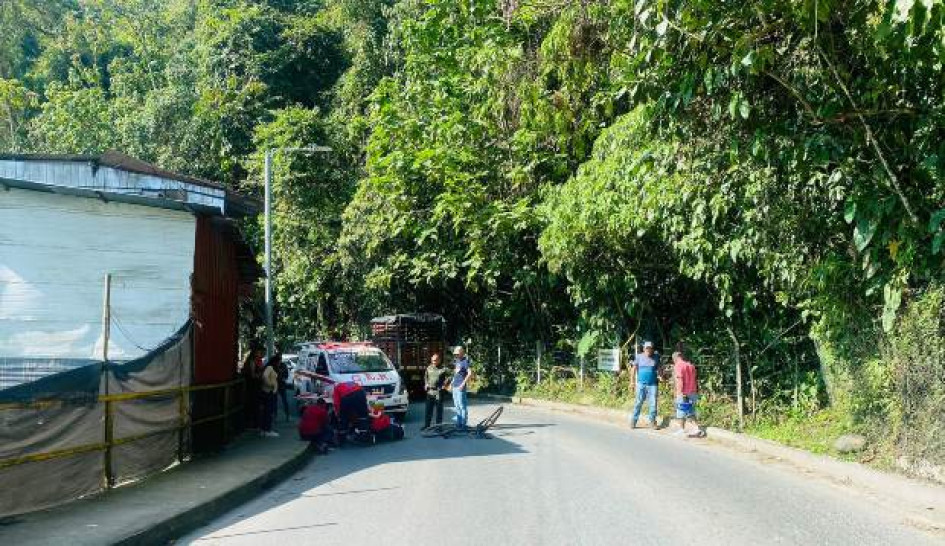 El accidente. El accidente.