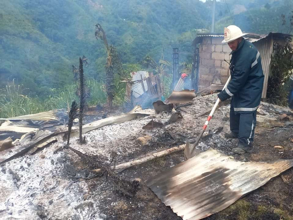 La emergencia ocurrió en la vereda Villaraz de San Daniel (Pensilvania). La emergencia ocurrió en la vereda Villaraz de San Daniel (Pensilvania).