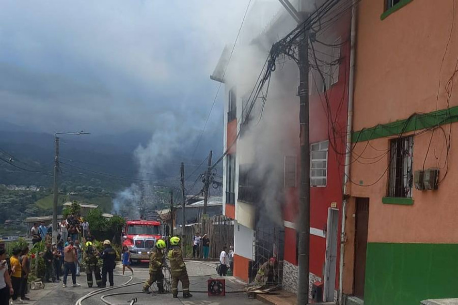 incendio en Manizales incendio en Manizales