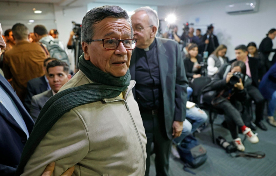 Pablo Beltrán, jefe de la delegación del Eln Pablo Beltrán, jefe de la delegación del Eln