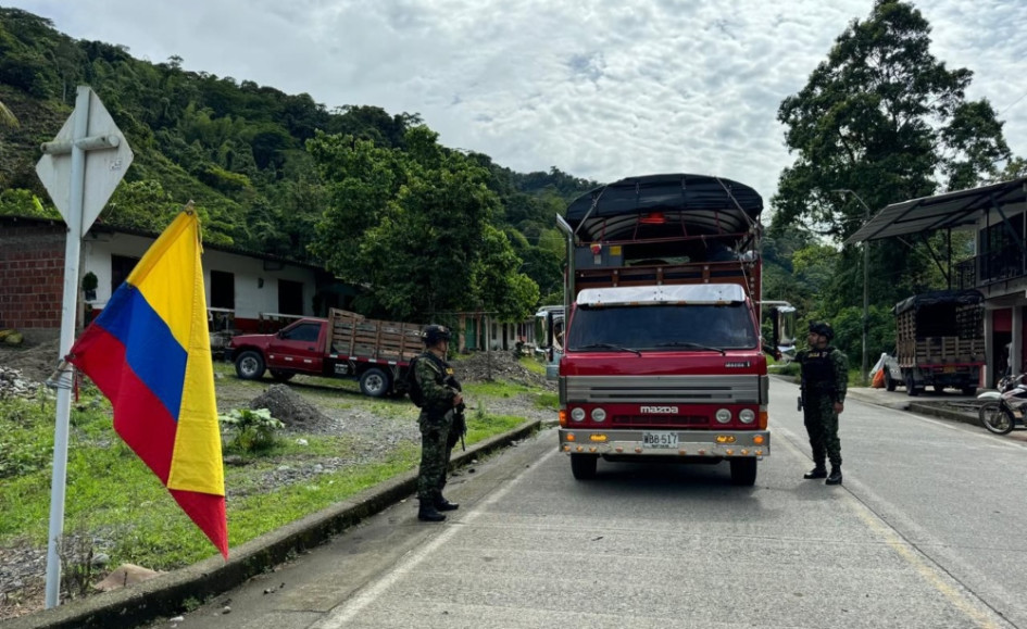 Risaralda refuerza su seguridad en la frontera con Chocó Risaralda refuerza su seguridad en la frontera con Chocó