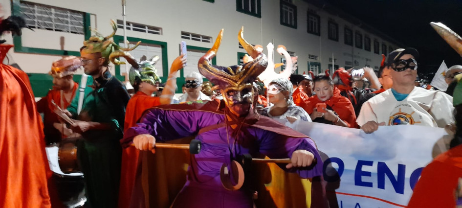 Participantes del desfile del Primer Gran Decreto este sábado en Riosucio. Participantes del desfile del Primer Gran Decreto este sábado en Riosucio.
