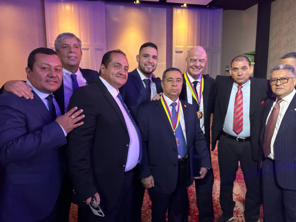La Federación Colombiana de Fútbol cumplió 100 años de vida y hubo celebración antes de la final del Mundial Sub-20 Femenino en Bogotá. En los 100 años de la Fedefútbol Foto | Cortesía | LA PATRIA