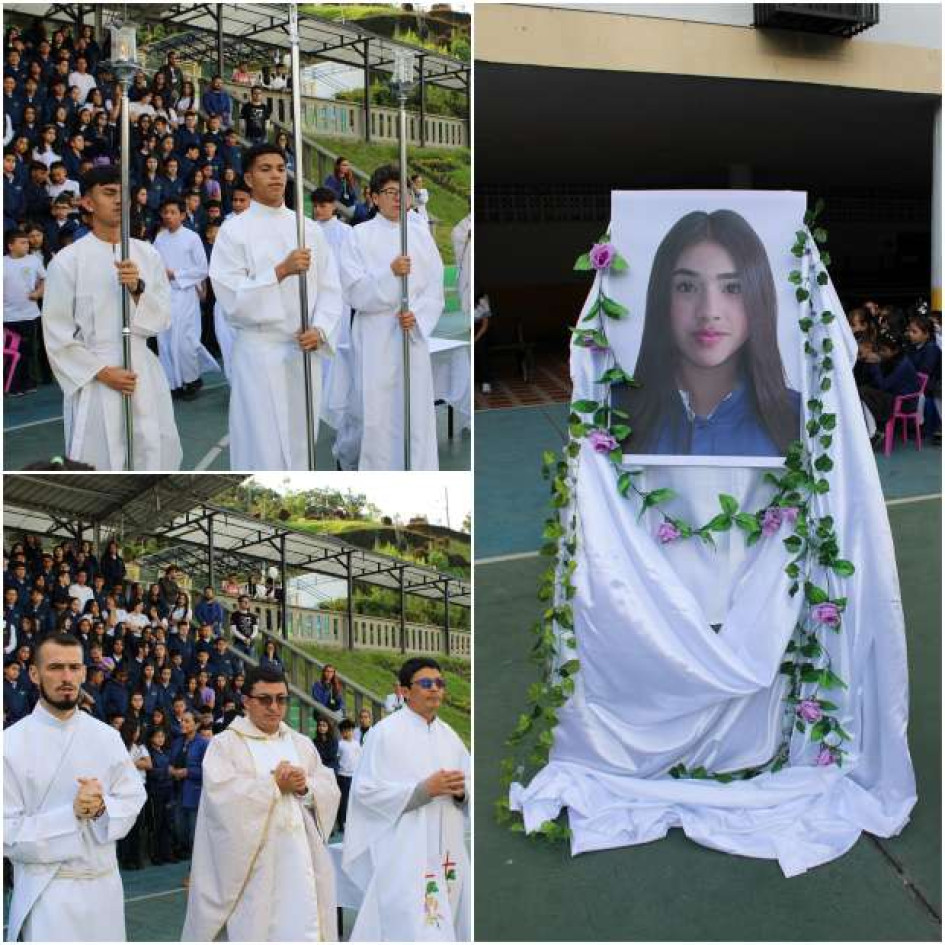 Foto| Redentoristas| LA PATRIA  María Paulina Rodríguez Valencia, de 16 años, fue la víctima 30 del año en moto, en Caldas. Murió en la Panamericana (Villamaría), iba de parrillera. Su colegio, el Seminario Redentorista, le rindió un homenaje.