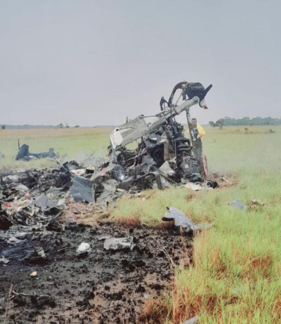 El accidente. Foto FAC. El accidente. Foto FAC.