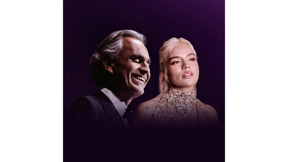 Andrea Bocelli y la colombiana Karol G. Andrea Bocelli y la colombiana Karol G.
