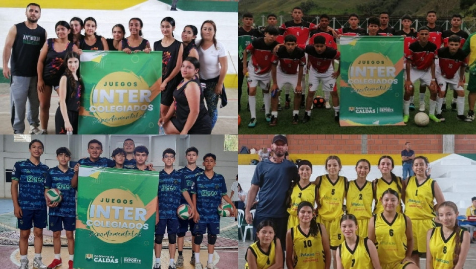 Varios de los equipos que participan en los zonales intercolegiados. Varios de los equipos que participan en los zonales intercolegiados.