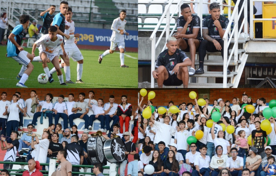 Así se vivió la final del fútbol prejuvenil de los Juegos Intercolegiados de la Alcaldía de Manizales. Juegos Intercolegiados