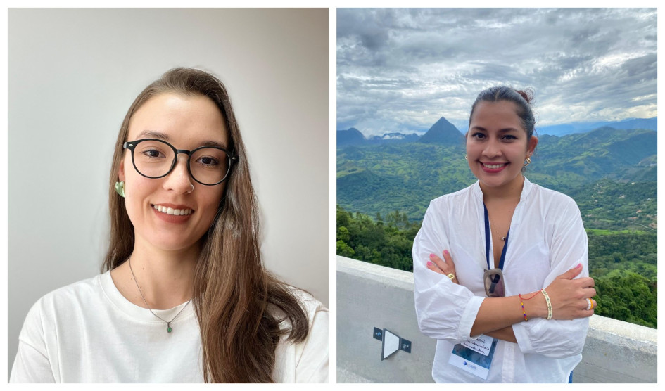 A la izquierda, María Francisca Escobar Botero, nueva coordinadora del COIC. A la derecha, Karen Daniela Patiño, nueva coordinadora de la gerencia de la Andi seccional Caldas. A la izquierda, María Francisca Escobar Botero, nueva coordinadora del COIC. A la derecha, Karen Daniela Patiño, nueva coordinadora de la gerencia de la Andi seccional Caldas.