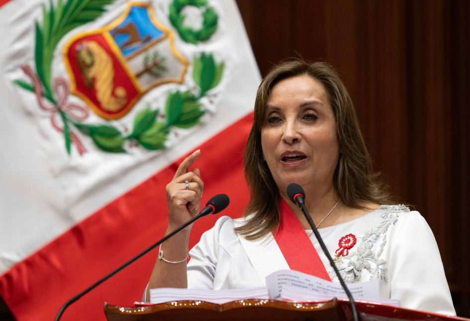 Dina Boluarte, presidenta de Perú. Dina Boluarte, presidenta de Perú.