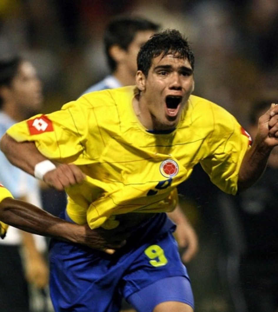 Radamel Falcao García, en el Palogrande, en el Suramericano Sub-20, del 2005, que ganó Colombia en Manizales. Once Caldas