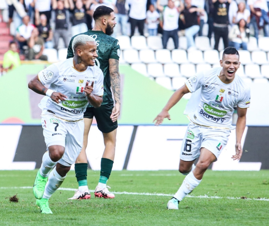 Michael Barrios, el goleador del Once Caldas en la Liga; lleva cinco goles. Once Caldas