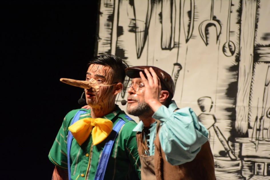 Pinocho, un niño de verdad es la coproducción realizada por la Fundación Niños de los Andes y Actores en Escena. Pinocho, un niño de verdad es la coproducción realizada por la Fundación Niños de los Andes y Actores en Escena.