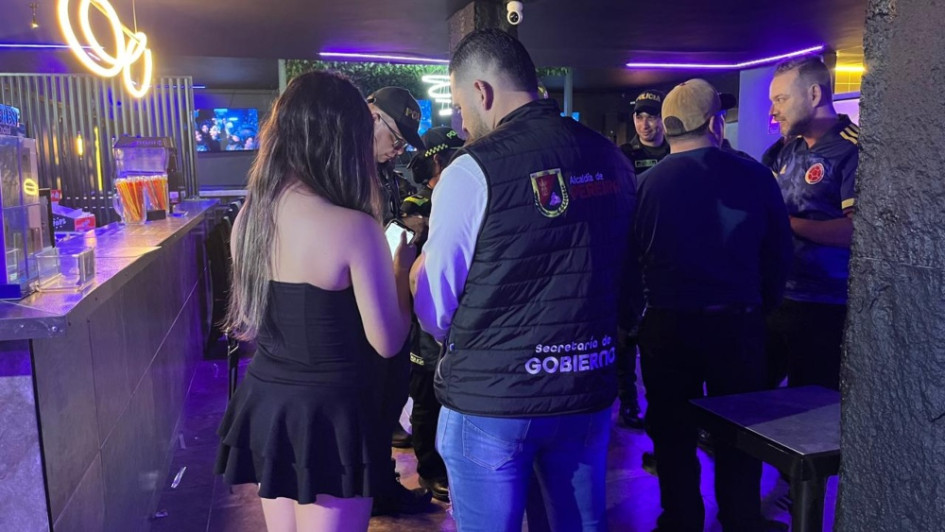 Sellan establecimiento en Pereira por presencia de cinco menores de edad Sellan establecimiento en Pereira por presencia de cinco menores de edad