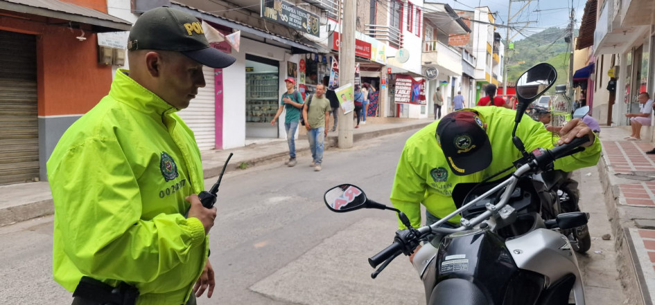 Jornada de seguridad en Supía. Jornada de seguridad en Supía.