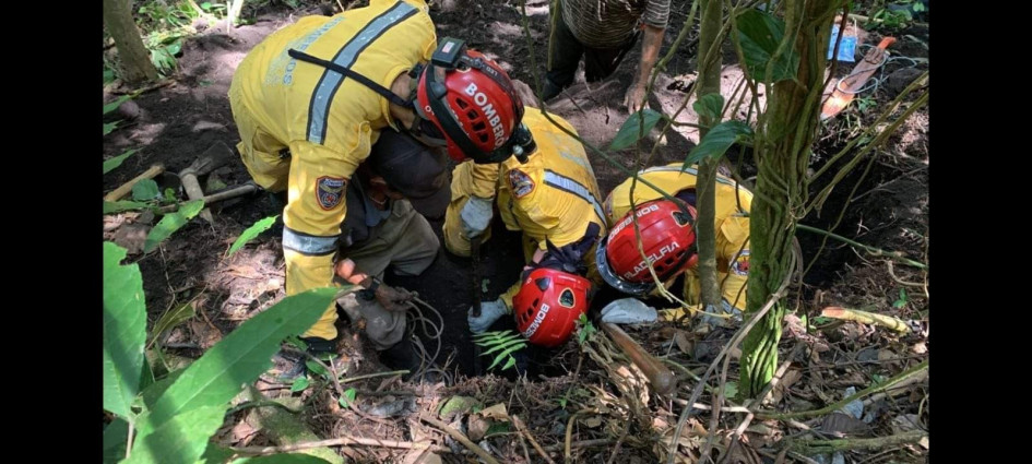 El momento del rescate. El momento del rescate.