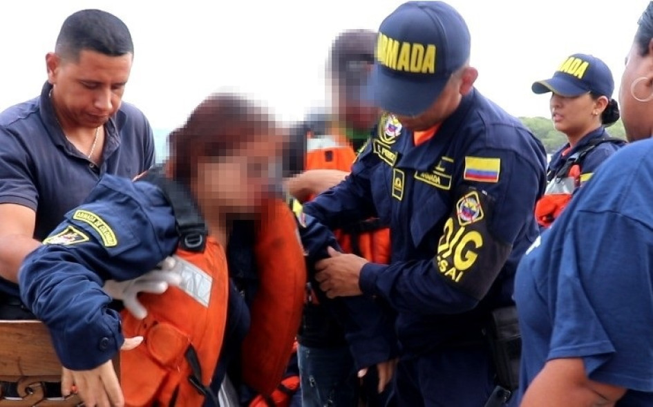 Foto | Cortesía armada colombiana | LA PATRIA En lo que va de 2024 han sido rescatadas 240 personas en el departamento del Archipiélago. Foto | Cortesía armada colombiana | LA PATRIA En lo que va de 2024 han sido rescatadas 240 personas en el departamento del Archipiélago.