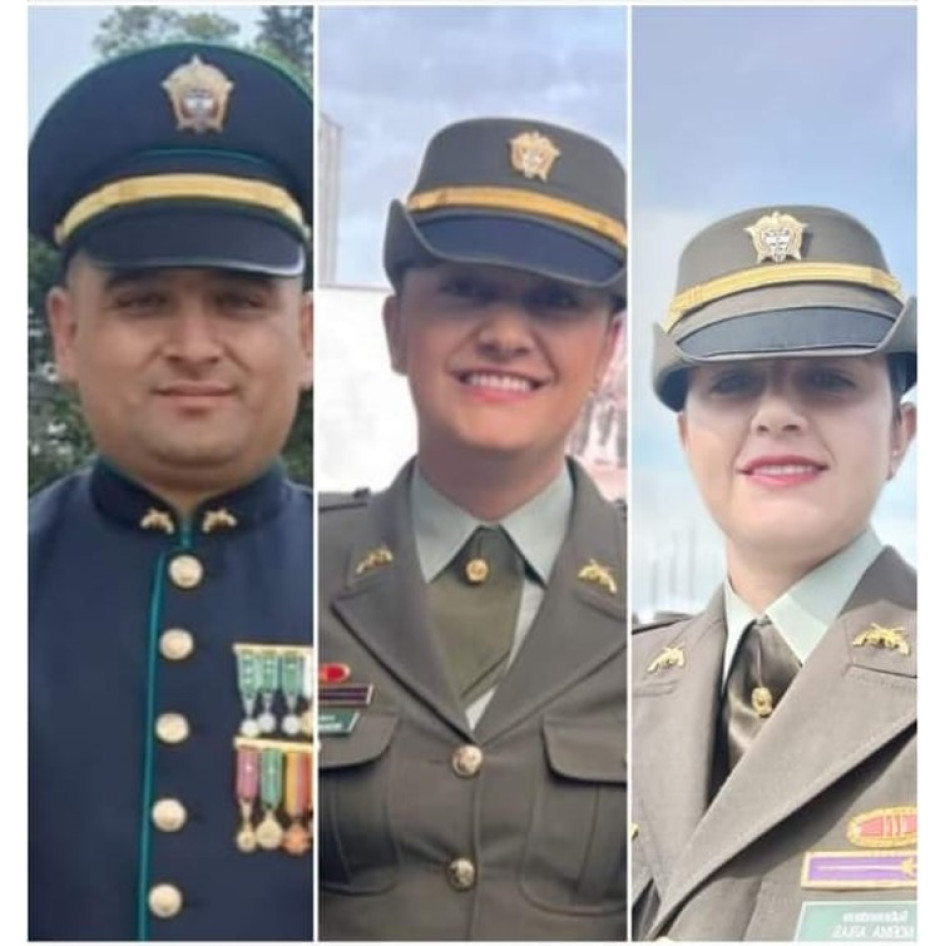 Élmer Andrés Restrepo, intendente jefe; Norma Constanza Arias y Zaida Gabriela Quiceno, subintendentes. Élmer Andrés Restrepo, intendente jefe; Norma Constanza Arias y Zaida Gabriela Quiceno, subintendentes.