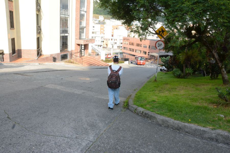 Foto | Freddy Arango | LA PATRIA Este es el prado que los vecinos indican que debe tener un andén. Foto | Freddy Arango | LA PATRIA Este es el prado que los vecinos indican que debe tener un andén.