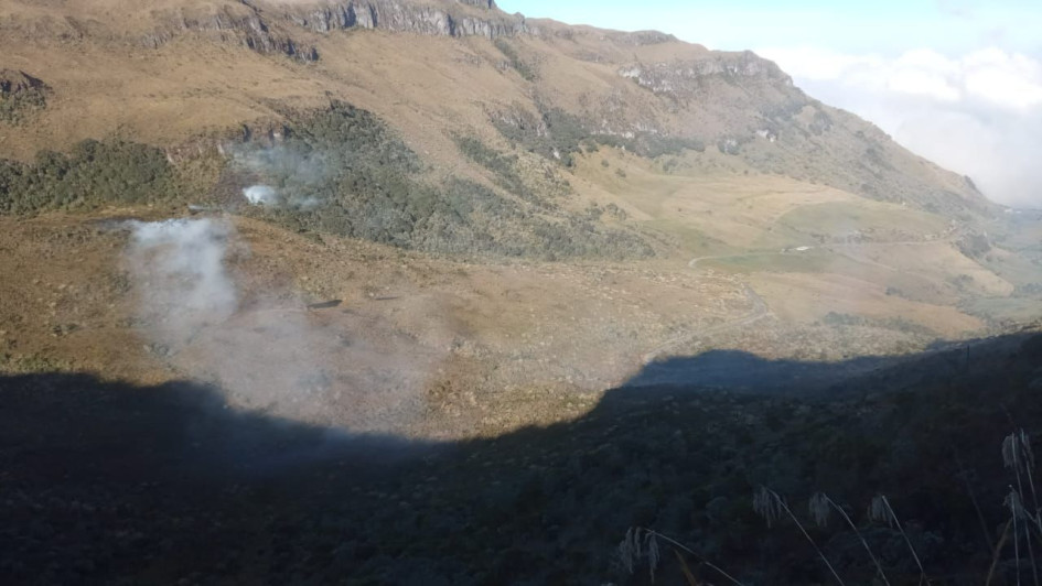 Alrededor de 3 hectáreas han sido afectadas por el incendio originado en el sector Gualí. Alrededor de 3 hectáreas han sido afectadas por el incendio originado en el sector Gualí.