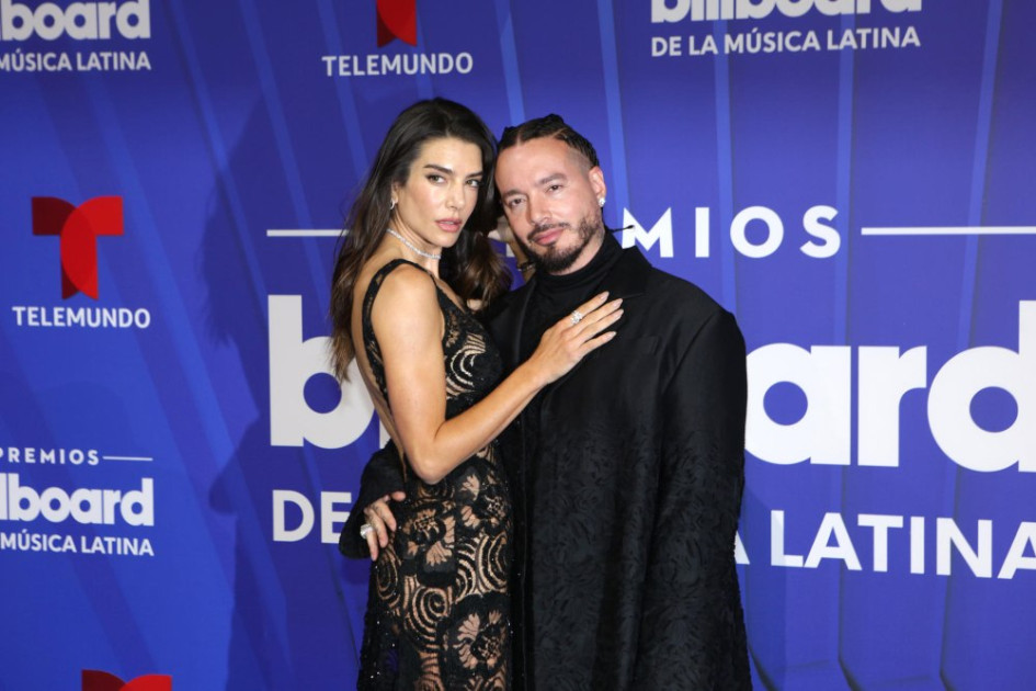 El artista colombiano J Balvin y su esposa Valentina Ferrer. Balvin recibió el premio Espíritu de la Esperanza. El artista colombiano J Balvin y su esposa Valentina Ferrer. Balvin recibió el premio Espíritu de la Esperanza.