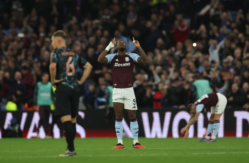 Jhon Durán, delantero colombiano del Aston Villa. Jhon Durán, delantero colombiano del Aston Villa.